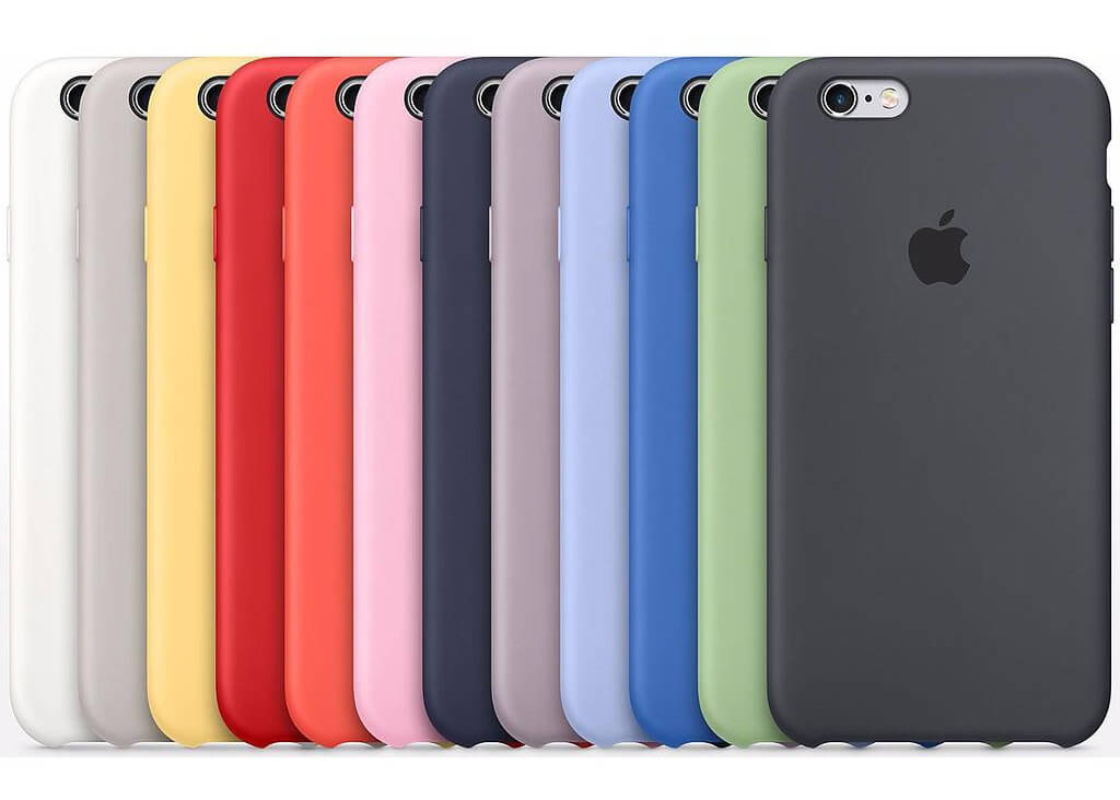 Apple Silicon Case iPhone 7/8 цвета