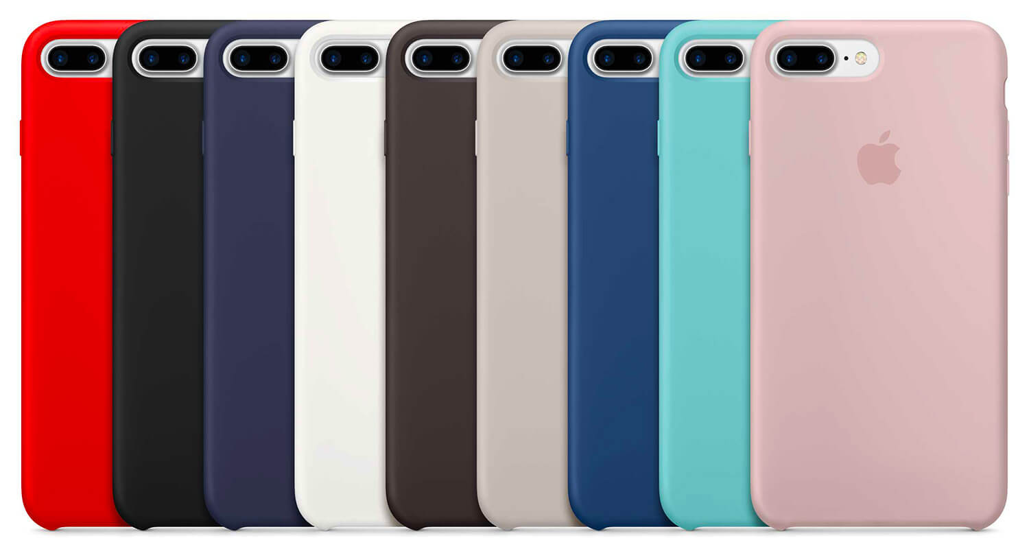 iPhone 7 Plus/ 8 Plus Apple Silicone cases цвета