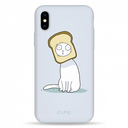 

Чехол Pump Tender Touch Case для iPhone X/XS Cat in the Bread (PMTTX/XS-1/118G)