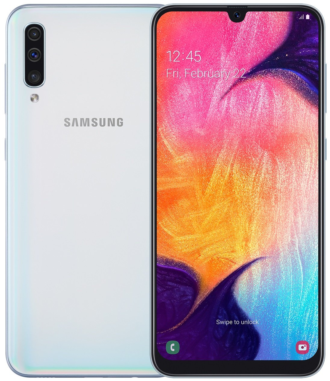 Samsung Galaxy A50 A505F 4/64GB White (SM-A505FZWUSEK) (UA UCRF)