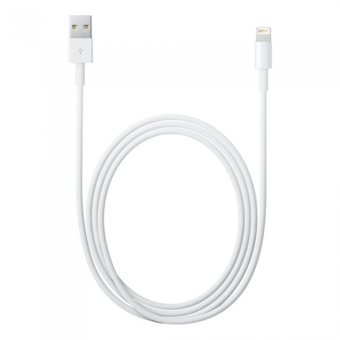 Оригинальная зарядка (зарядное устройство) USB кабель для Apple iPhone 5/5s/6/6s/6/6s Plus/7/7 Plus/8/8 Plus/X/XS/XS Max/11/11 Pro/11 Pro Max/iPad 4/Air/Air 2/Pro/Mini 2/3/4 (MD818/MQUE2)