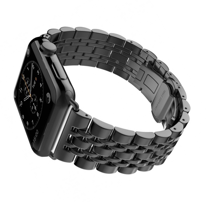Металлический ремешок 7-Bead Metal Band for Apple Watch 42/44 mm - Black