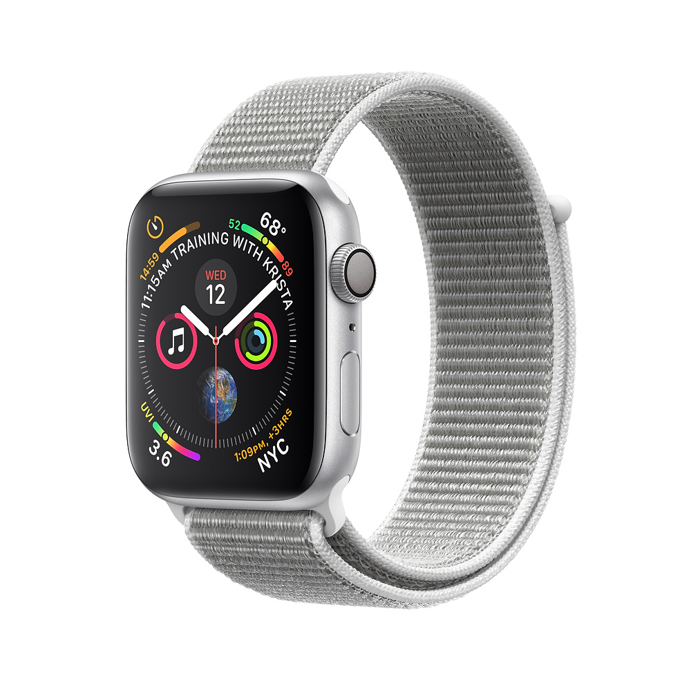  Apple Watch Series 4 GPS + LTE 40mm Silver Alum. w. Seashell Sport l. Silver Alum. (MTUF2) (GPS Cellular) Aluminium Case with Loop (MTUF2/ MTVC2) Apple Watch Series 4 (GPS + Cellular) 40mm Silver 
