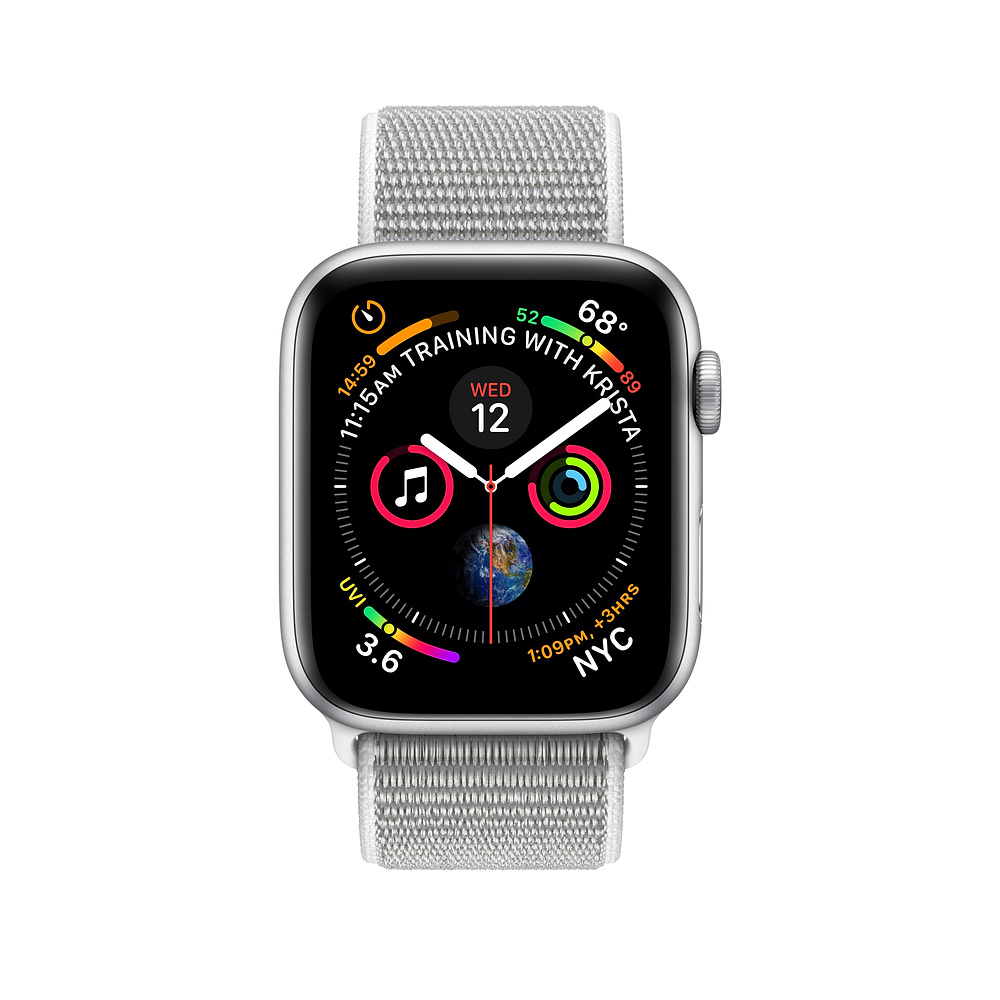  Apple Watch Series 4 GPS + LTE 40mm Silver Alum. w. Seashell Sport l. Silver Alum. (MTUF2) (GPS Cellular) Aluminium Case with Loop (MTUF2/ MTVC2) Apple Watch Series 4 (GPS + Cellular) 40mm Silver 