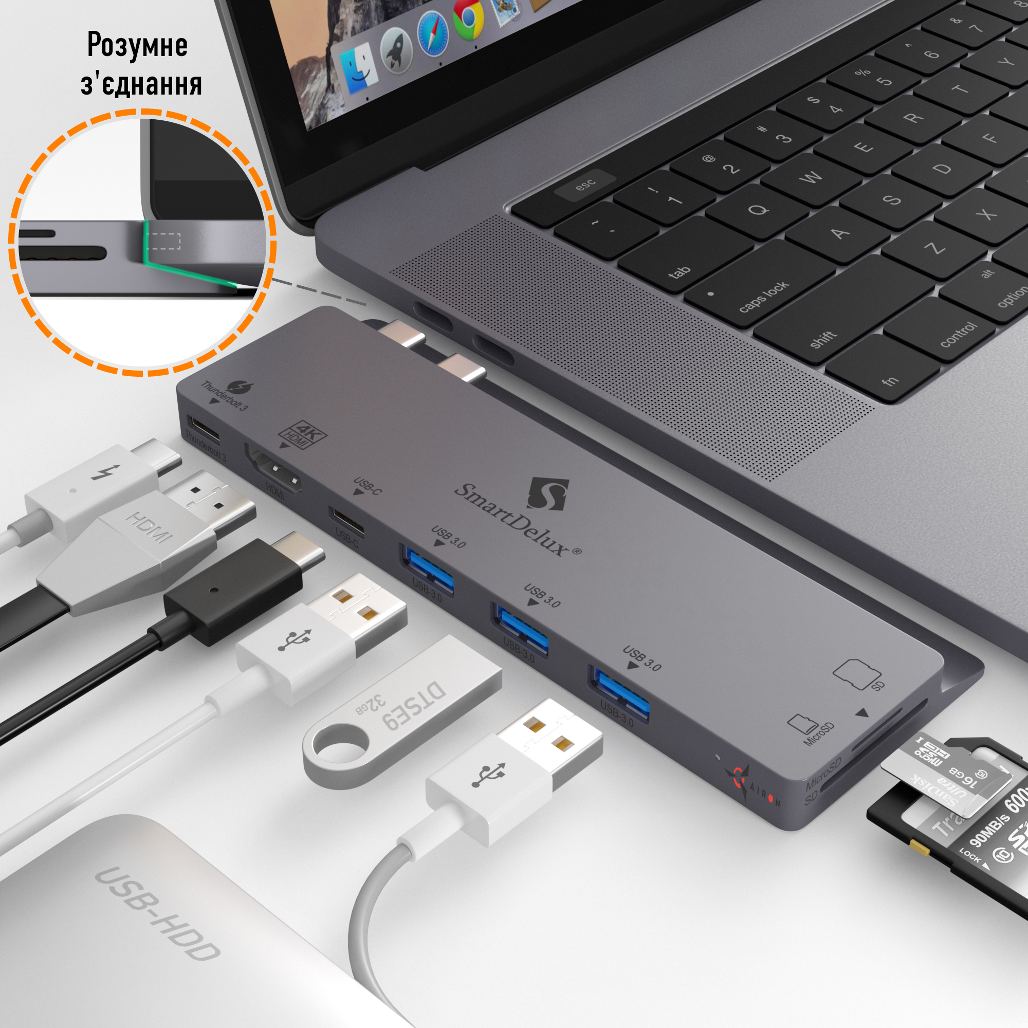 Macbook переходник usb c. USB Thunderbolt 3. Thunderbolt 3 USB-C. Хаб Type c для MACBOOK Pro. Thunderbolt 2 Hub MACBOOK.