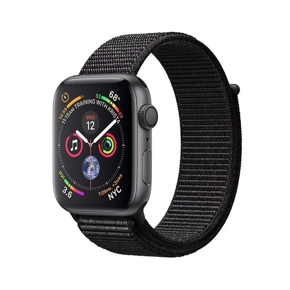 Apple Watch Series 4 GPS 40mm Gray Alum. w. Black Sport l. Gray Alum. (MU672) 