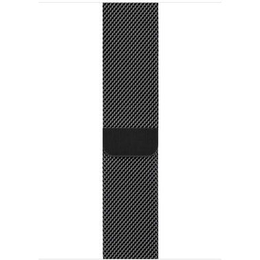 Apple Watch GPS + Cellular 40mm Space Black Stainless Steel Case with Space Black Milanese Loop (MTVM2)