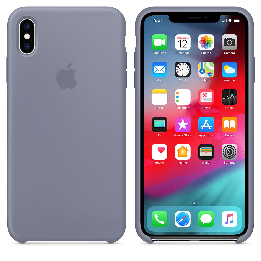 Чохол Apple Silicone Case Lavender Gray (MTFH2) для iPhone XS Max