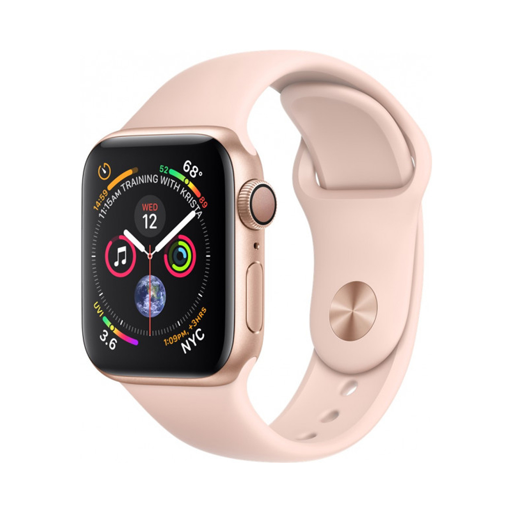  Apple Watch Series 4 GPS 40mm Gold Alum. w. Pink Sand Sport b. Gold Alum. (MU682)