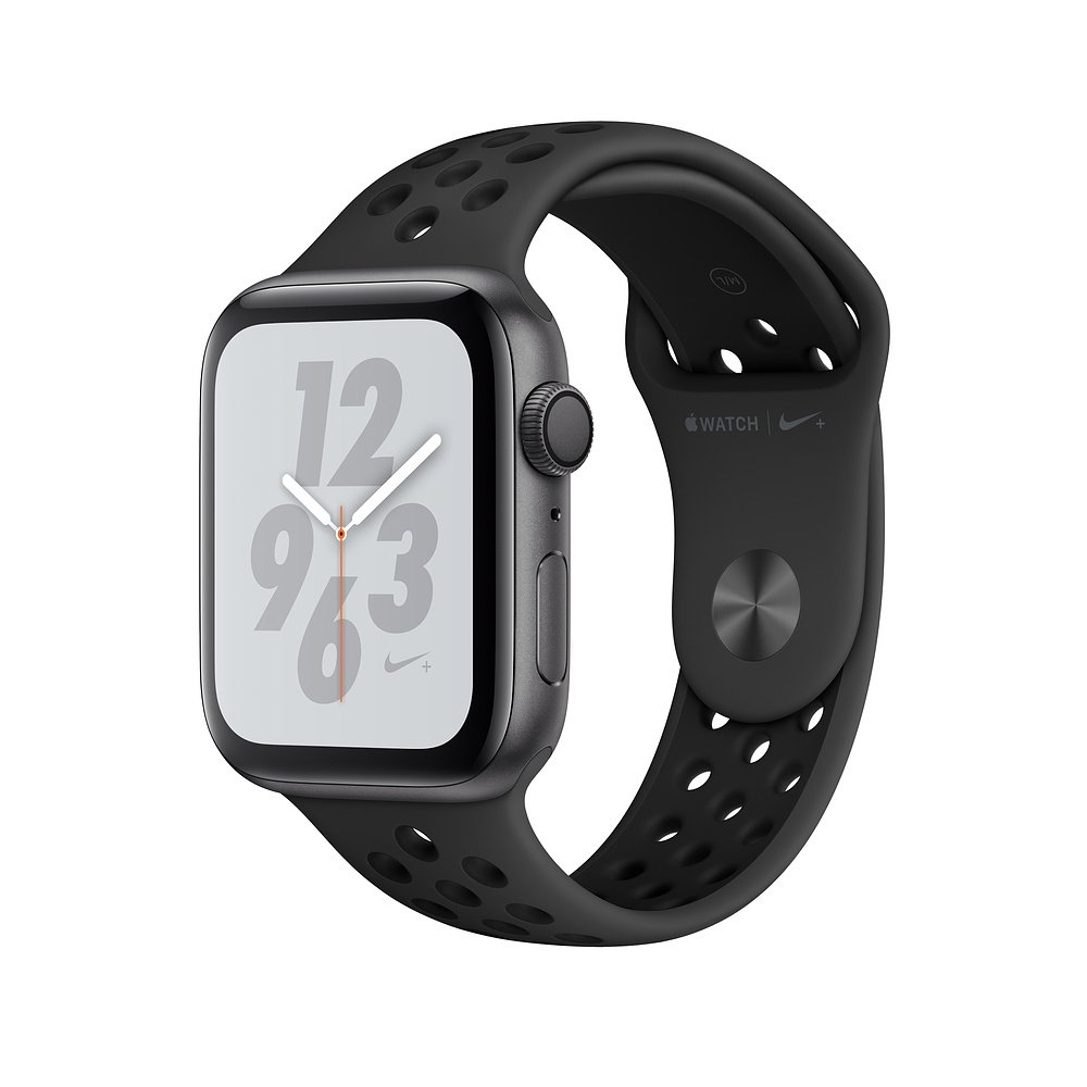Apple Watch Nike Series 4 GPS 44mm Gray Alum. w. Anthracite/Blk Nike Sport b. Gray Alum. (MU6L2) б/у
