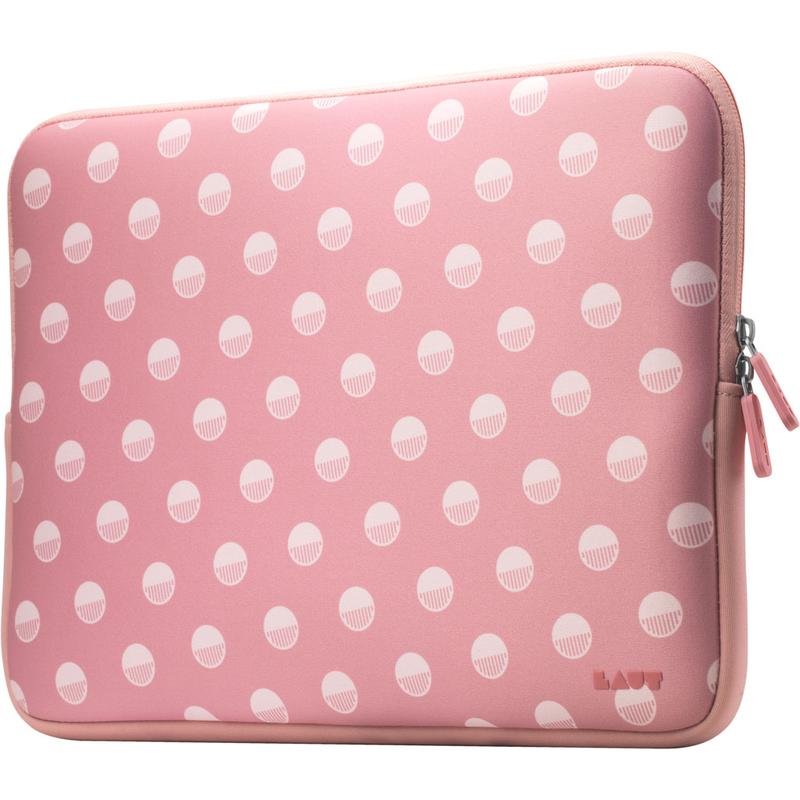 Чохол для ноутбука LAUT Pop для MacBook 13 Polka Pink (LAUT_MB13_POP_PK)