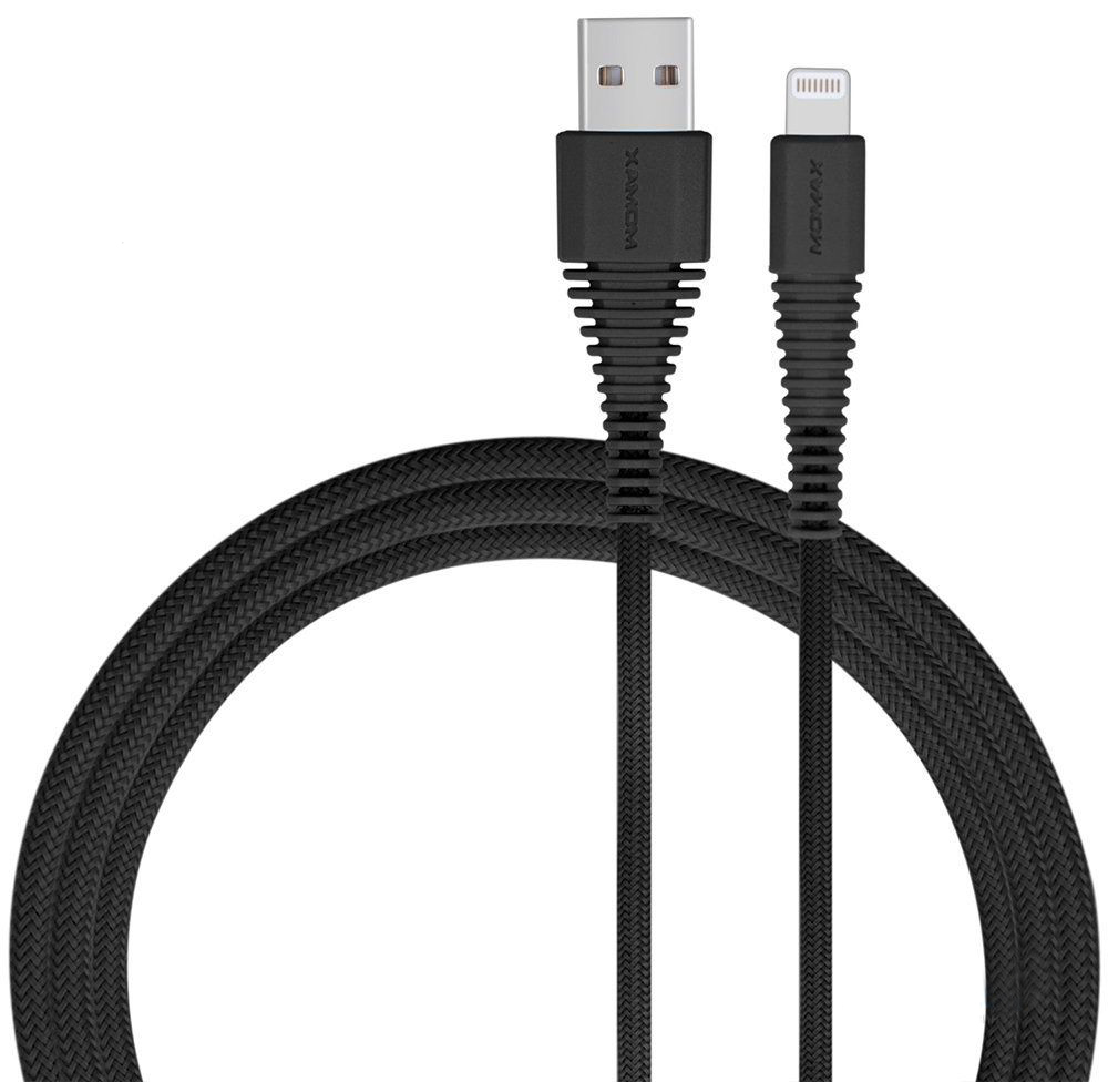 Kабель Momax TOUGH Link 1.2m USB to Lightning (Black) DL8D