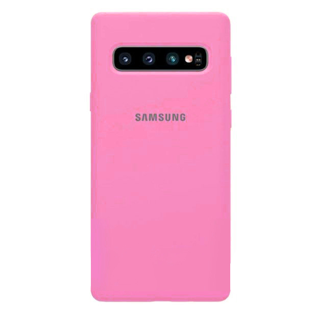Чохол Samsung Silicone Cover для Samsung Galaxy S10 Raspberry