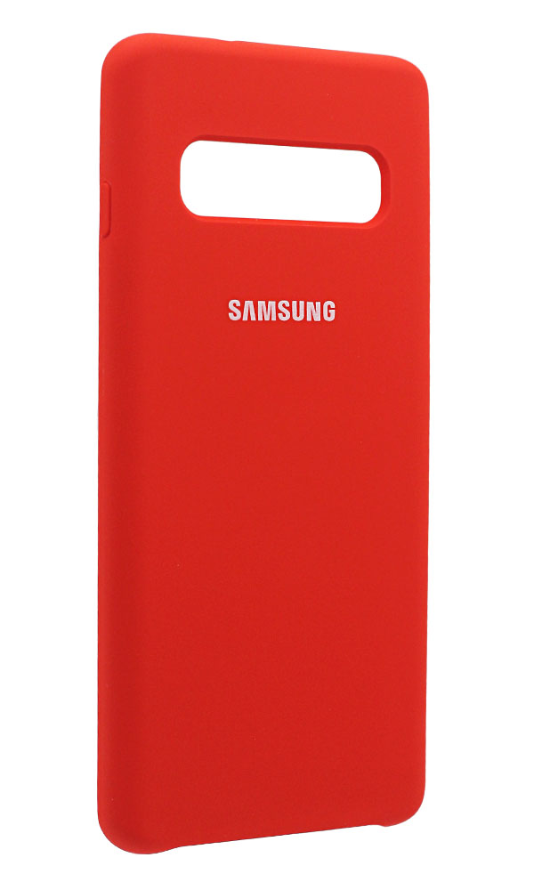 Чохол Samsung Silicone Cover для Samsung Galaxy S10+ Red