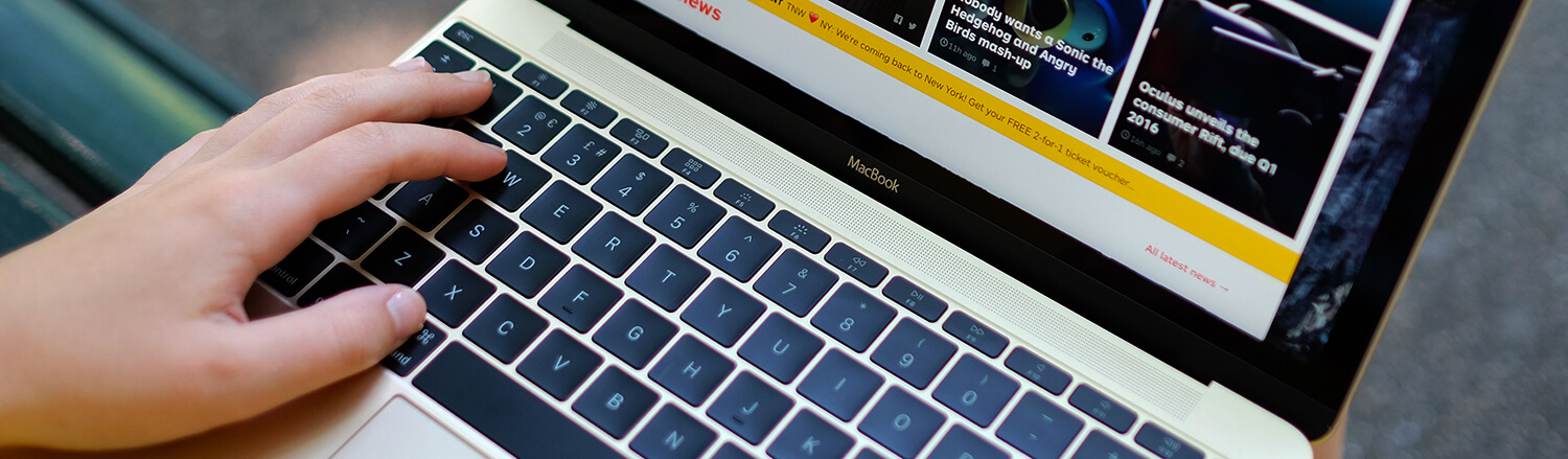 Клавиатура на MacBook 12 Rose Gold 2017