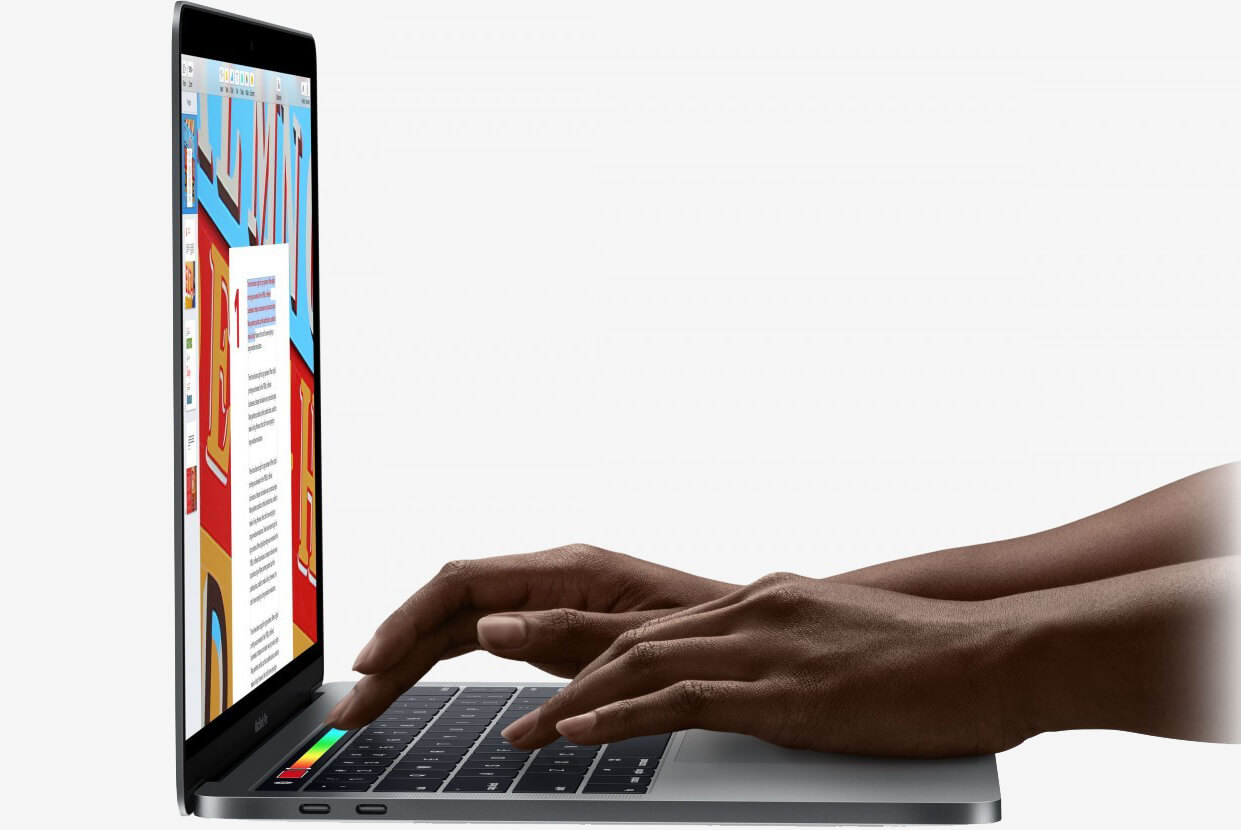 Touch Bar с MacBook Pro 15 2016