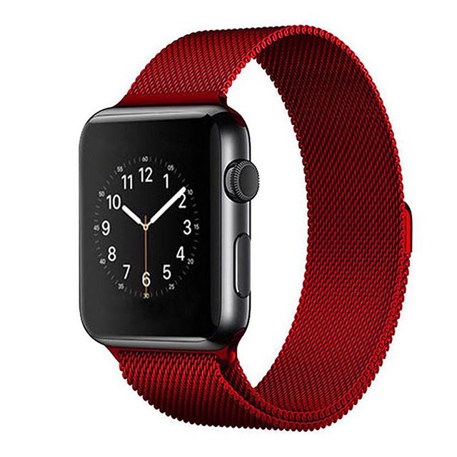 Ремешок Apple Watch 42mm Milanese Loop Red