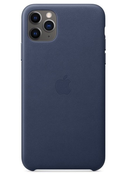 

Чехол Apple iPhone 11 Pro Max Leather Case - Midnight Blue (MX0G2)