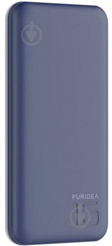 Внешний аккумулятор PURIDEA S3 15000mAh Li-Pol Rubber Blue & White