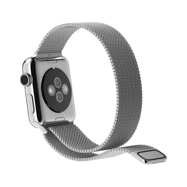 Ремешок для Apple Watch 38mm Milanese Loop Silver