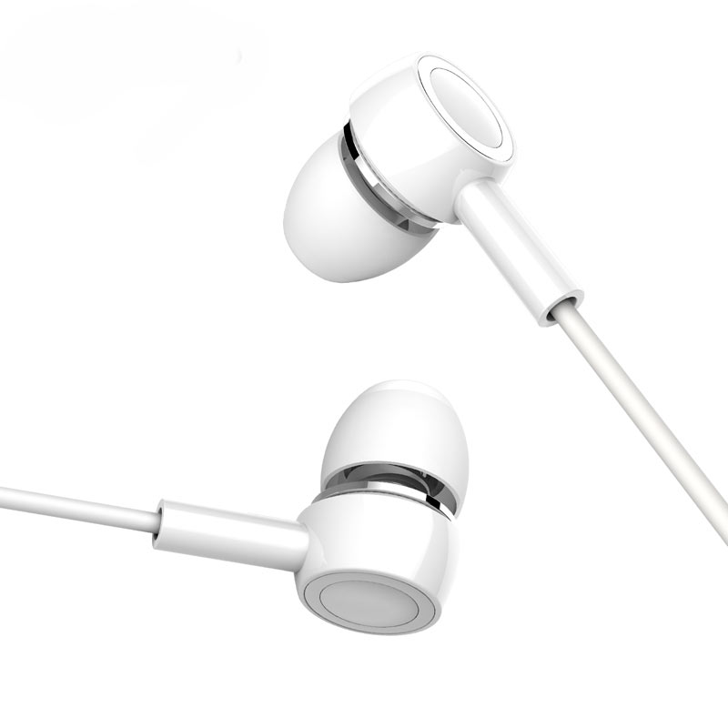Наушники Usams EP-12 Plastic Earplug Plating Small Earphone White