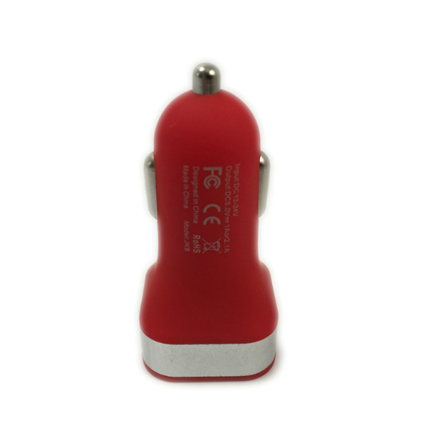 АЗУ 2.1A 2USB Red