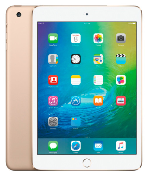 Apple iPad mini 4 with Retina display Wi-Fi 64GB Gold (MK9J2)