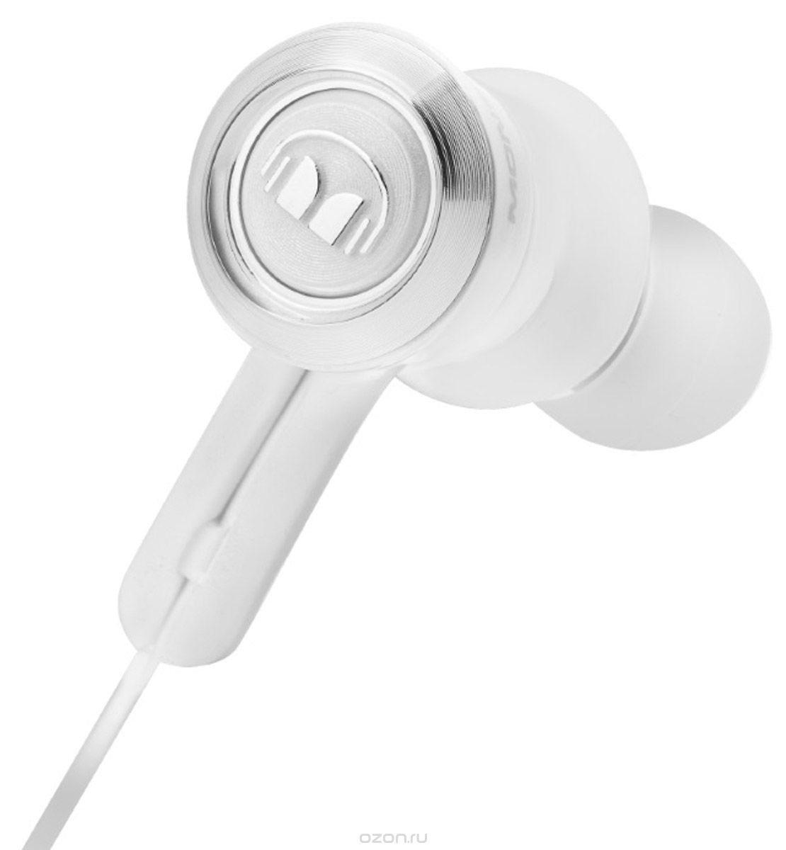 Наушники Monster® Clarity HD™ In-Ear Wireless Bluetooth White and Chrome