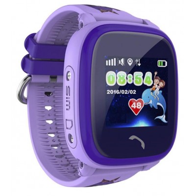 Детские смарт часы Owly Smart Baby Watch Q300S Purple
