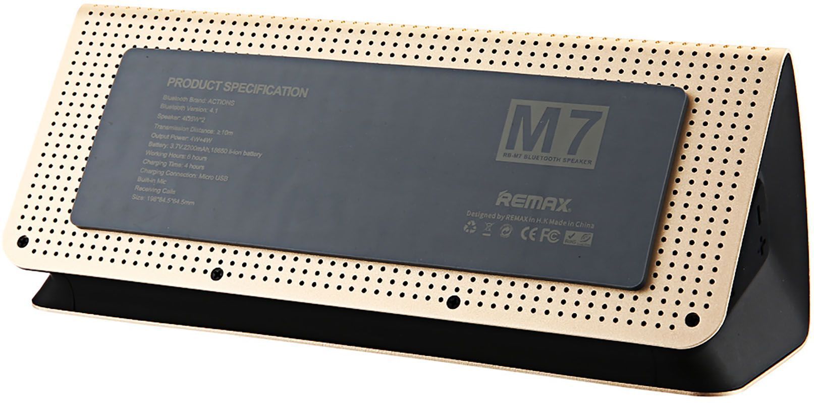 Акустическая система Remax RB-M7 Desktop Speaker Gold