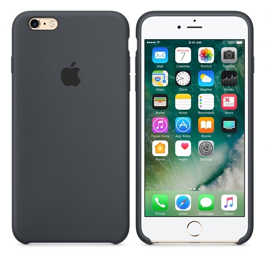 Чохол Apple iPhone 6/6s Silicone Case - Charcoal Gray MKY02