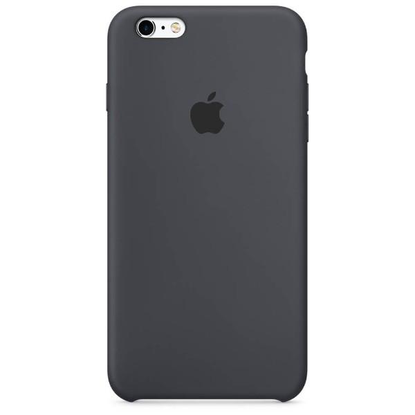 Оригинальный чехол Apple Silicone Case для iPhone 6/6s Plus Charcoal Gray (MKXJ2)