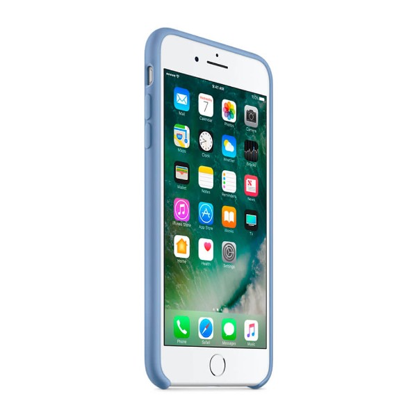 Оригинальный чехол Apple Silicone Case для iPhone 8 Plus/7 Plus Azure (MQ0M2)