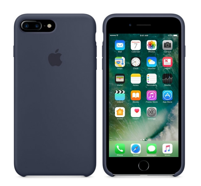 Чохол Apple iPhone 7 Plus Silicone Case - Midnight Blue (MMQU2)