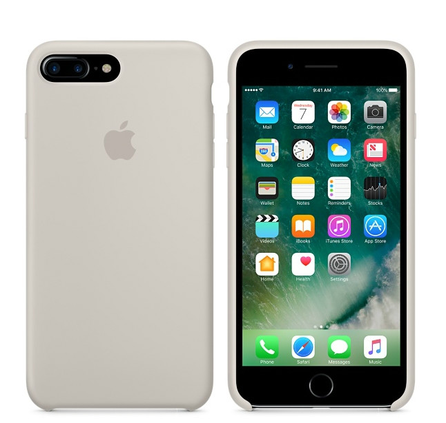 

Чехол Apple iPhone 7 Plus Silicone Case - Stone (MMQW2)