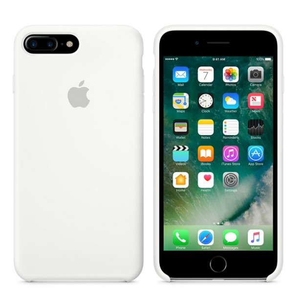 Чохол Apple iPhone 7 Plus Silicone Case - White (MMQT2)