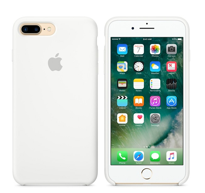 Чохол Apple iPhone 7 Plus Silicone Case - White (MMQT2)