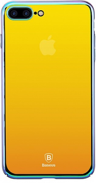 Чохол Baseus Glass Case для iPhone 7 Plus Stream Gold