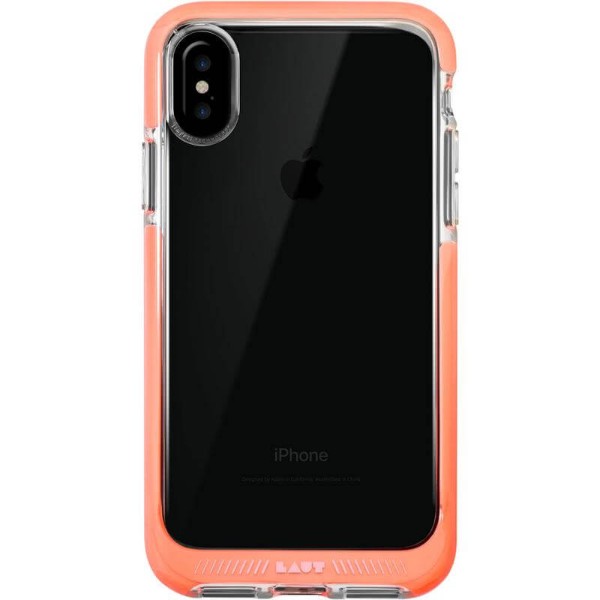 Чохол LAUT FLURO для iPhone X Pink (LAUT_iP8_FR_P)