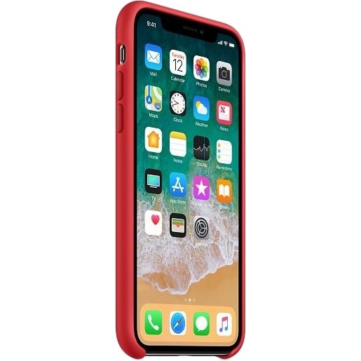 Оригинальный чехол Apple Siliсone Case для iPhone X (PRODUCT) RED (MQT52)