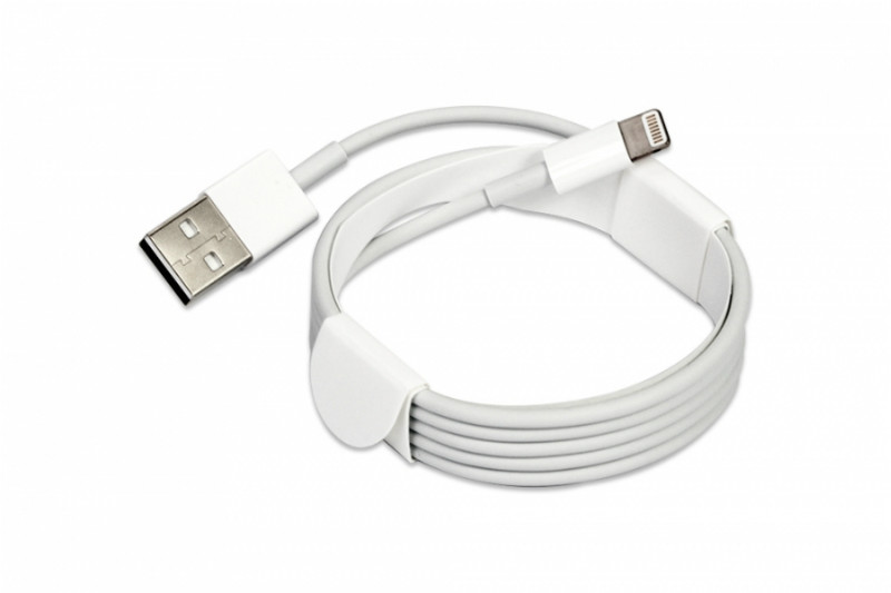 Оригинальная зарядка (зарядное устройство) USB кабель для Apple iPhone 5/5s/6/6s/6/6s Plus/7/7 Plus/8/8 Plus/X/XS/XS Max/11/11 Pro/11 Pro Max/iPad 4/Air/Air 2/Pro/Mini 2/3/4 (MD818/MQUE2)