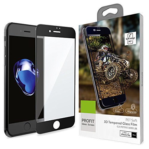 Защитное стекло Baseus 3D PET Soft для iPhone 6/6S Plus Black