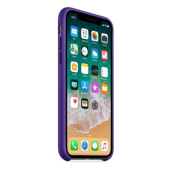 Оригинальный чехол Apple Siliсone Case для iPhone X Ultra Violet (MQT72)