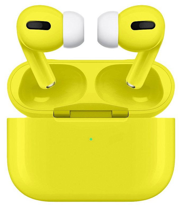 Глянцевые наушники Apple AirPods Pro Lemon Tonic (MWP22)
