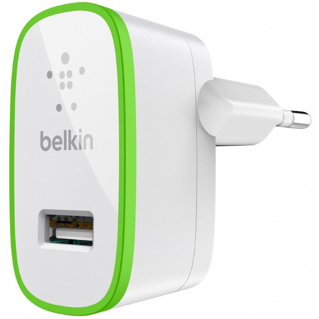 

Сетевое зарядное устройство Belkin USB Home Charger (2.4A) + USB-A to Lightning Cable 1.2m (F8J125vf04-WHT)