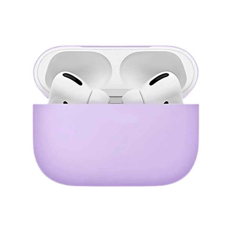 Чехол для AirPods PRO Silicone case Full /lilac/
