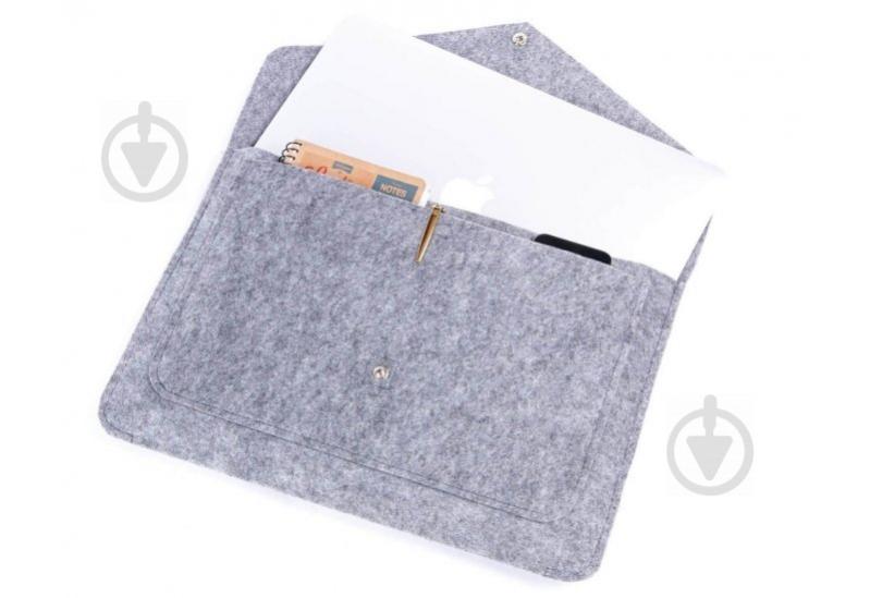 Чехол-конверт Gmakin для Macbook Pro 15 New Серый (GM07-15)