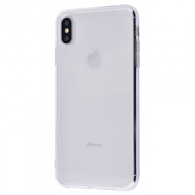 Чехол iPhone XS Max Silicone Clear 2.0mm Transparent