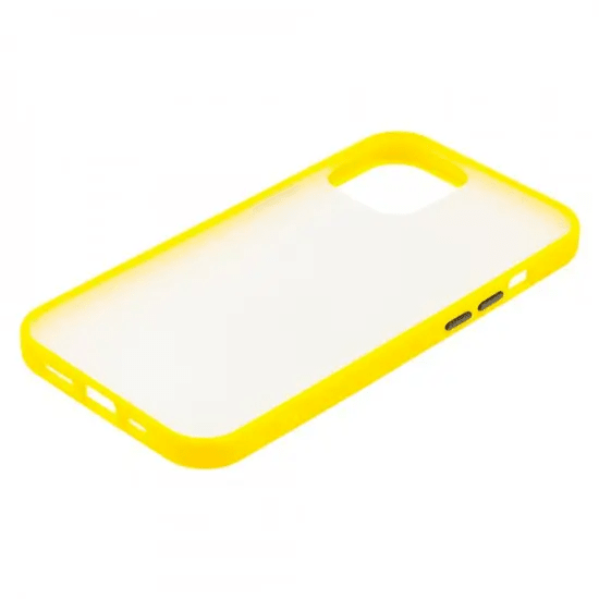 Чехол iPhone 12 Pro Max Gingle Series Yellow/Black