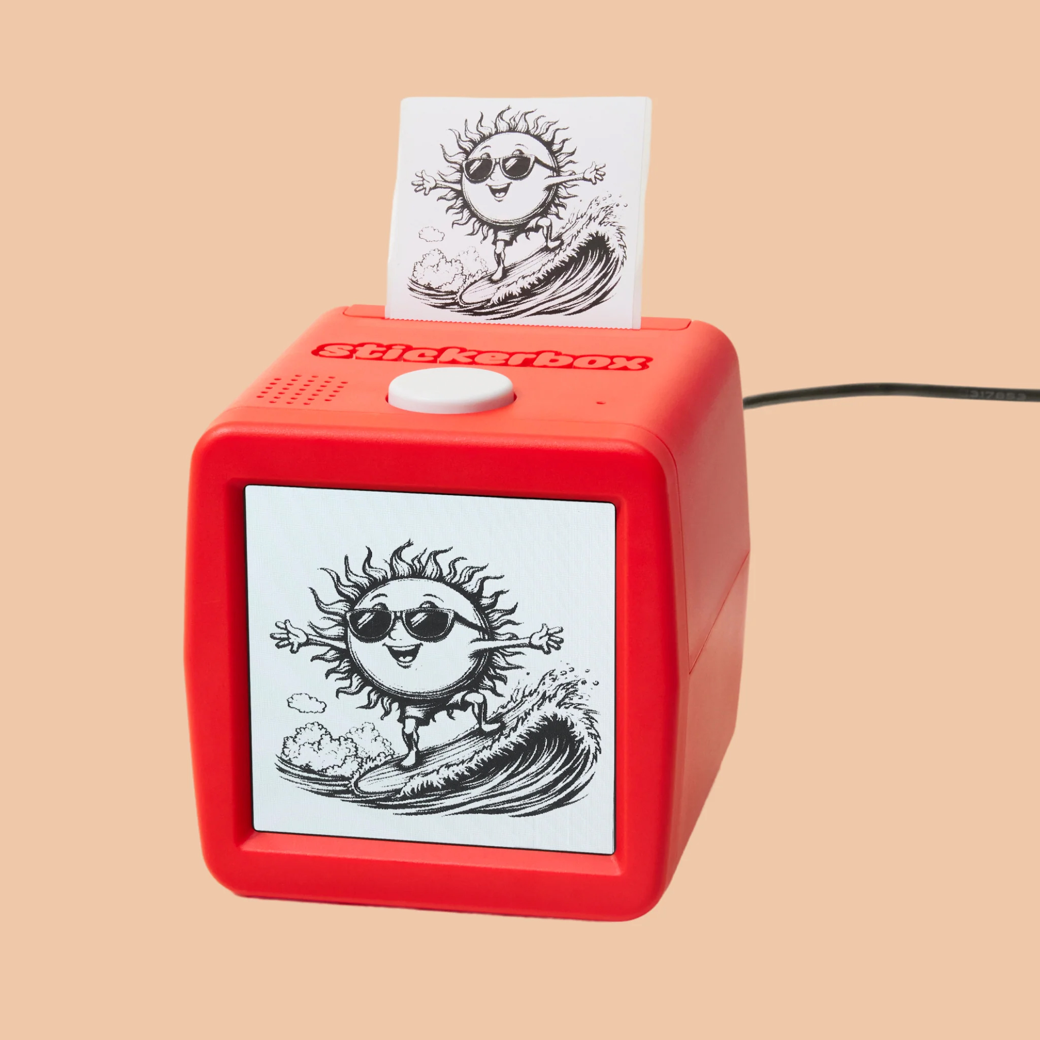 Портативный AI принтер Stickerbox